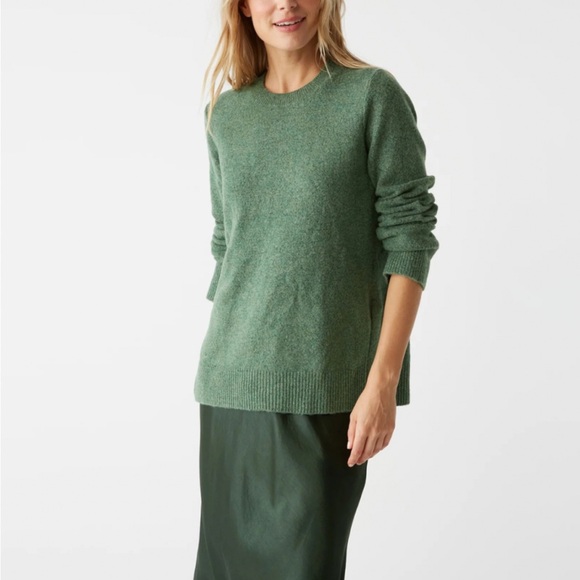 Michael Stars Imogen Crewneck Sweater - Spruce